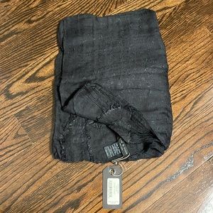 Rag and Bone Oversized Black Elyse Scarf.